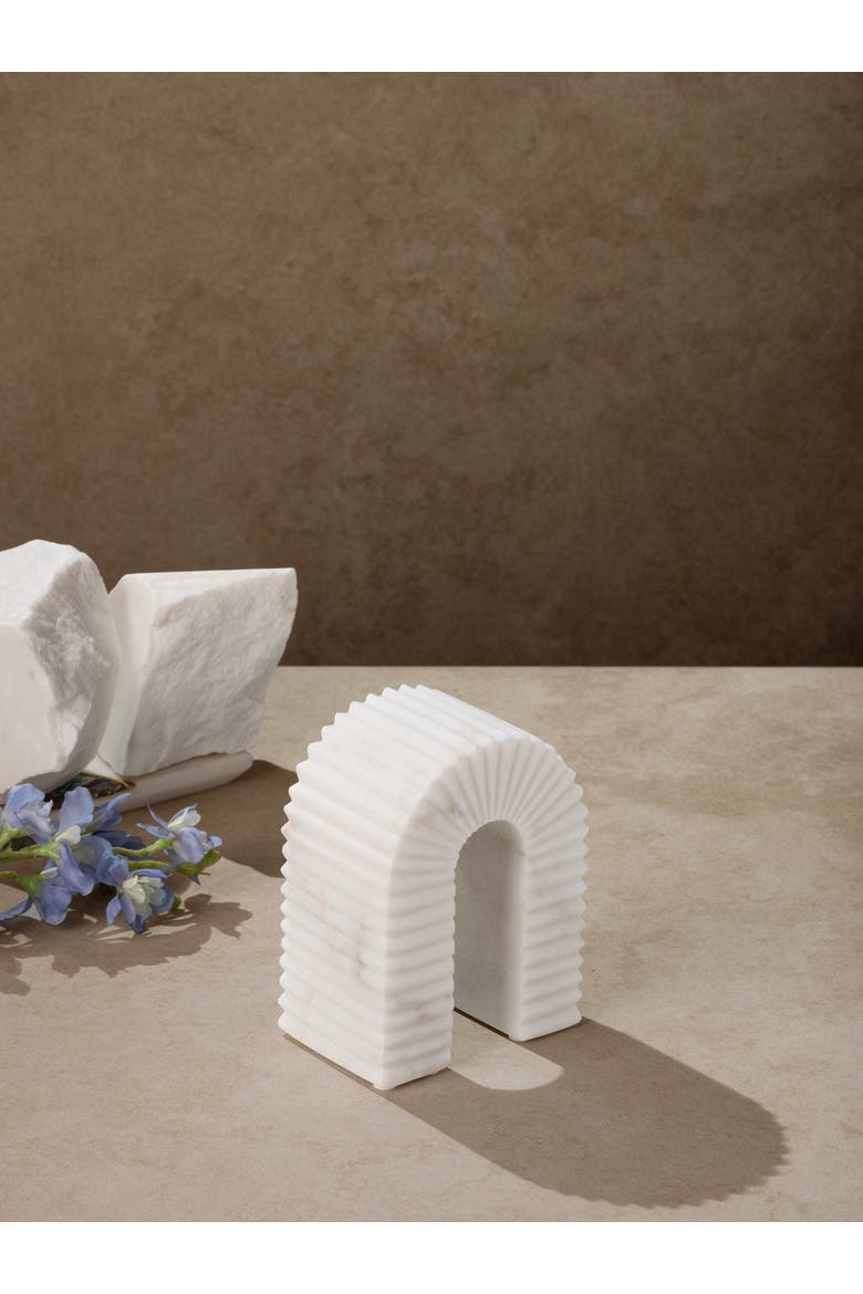 Hanover Marble Decorative Object, Alternate, color, Ivory White