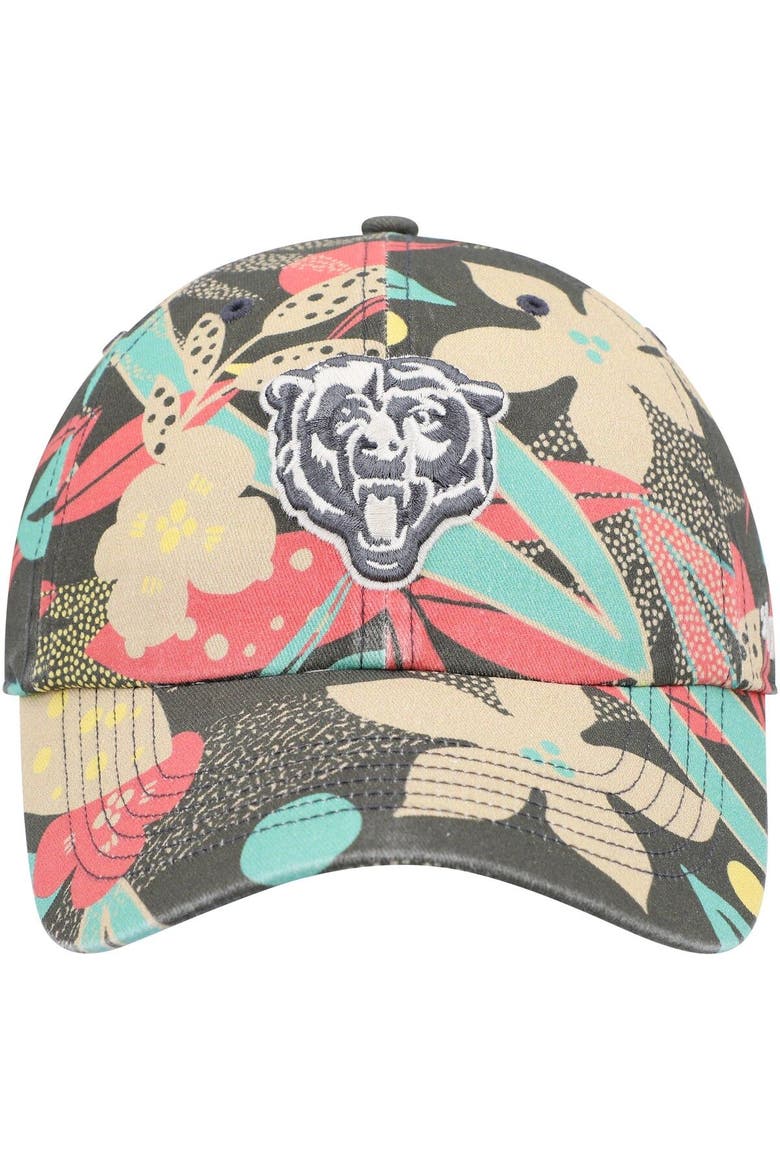 Women's '47 Chicago Bears Plumeria Clean Up Adjustable Hat, Alternate, color, Charcoal