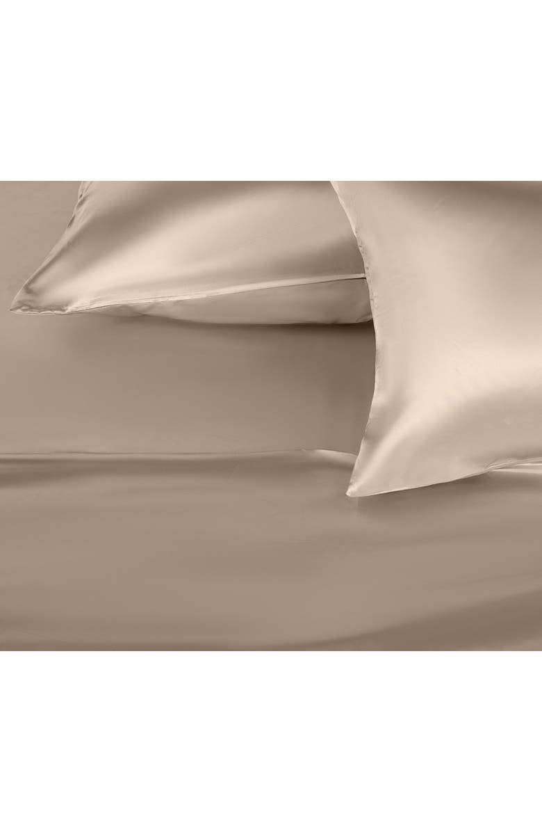 Martex Elegance Satin Pillowcases, Alternate, color, Champagne