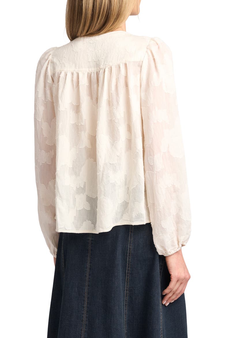 Brooke Jacquard Top, Alternate, color, BUTTERCREAM