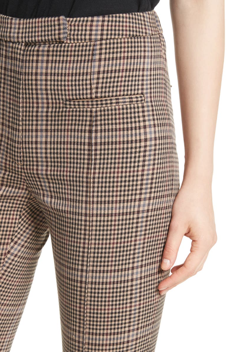 Tracy Reese Plaid Stirrup Pants, Alternate, color, 