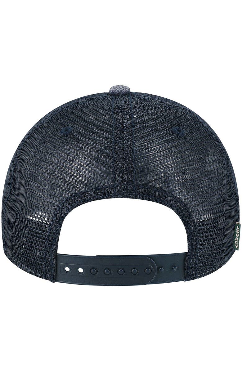 LEGACY ATHLETIC Men's Navy Villanova Wildcats Sun & Bars Dashboard Trucker Snapback Hat, Alternate, color, Navy