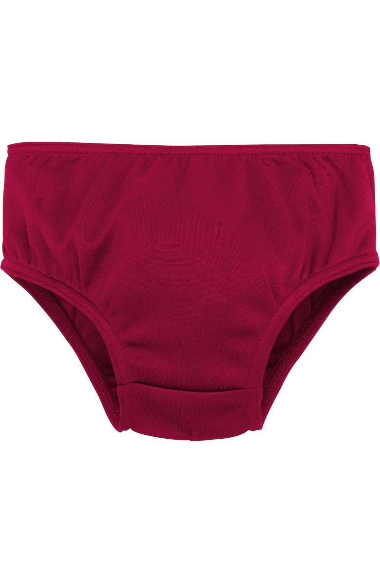 Outerstuff Girls Infant Cardinal Arizona Cardinals Cheer Captain Jumper Dress, Alternate, color, Cardinal