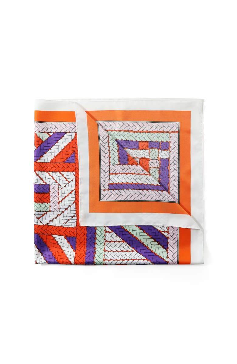 Youzey The Marlowe Scarf, Alternate, color, Orange/Purple