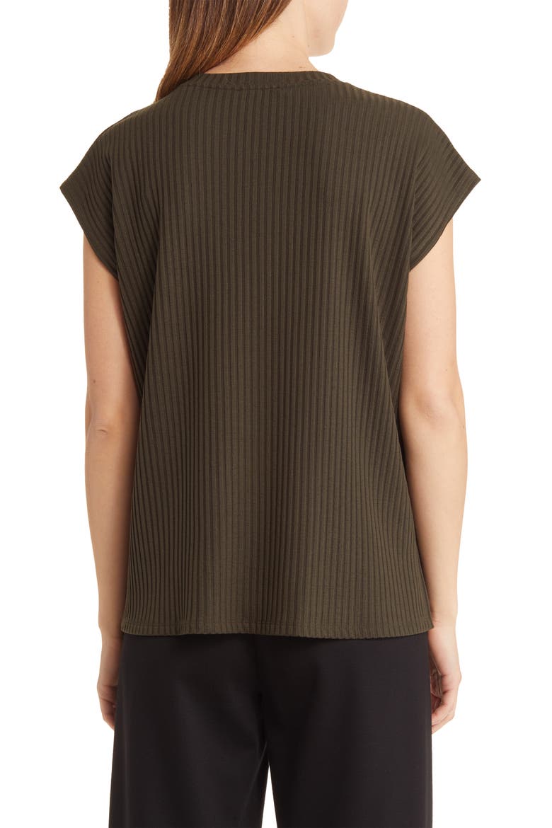 Ribbed Dolman Sleeve Top, Alternate, color, WOODLAND