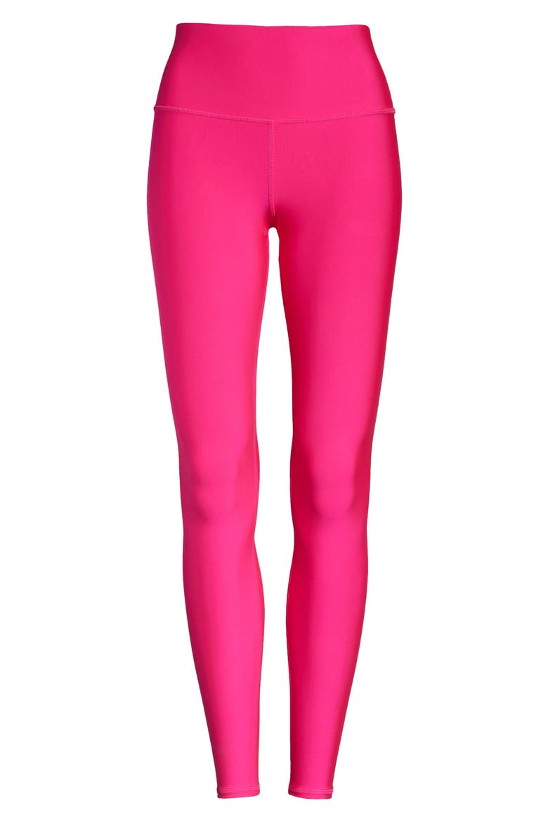 Airlift High Waist Leggings, Alternate, color, NEON PINK