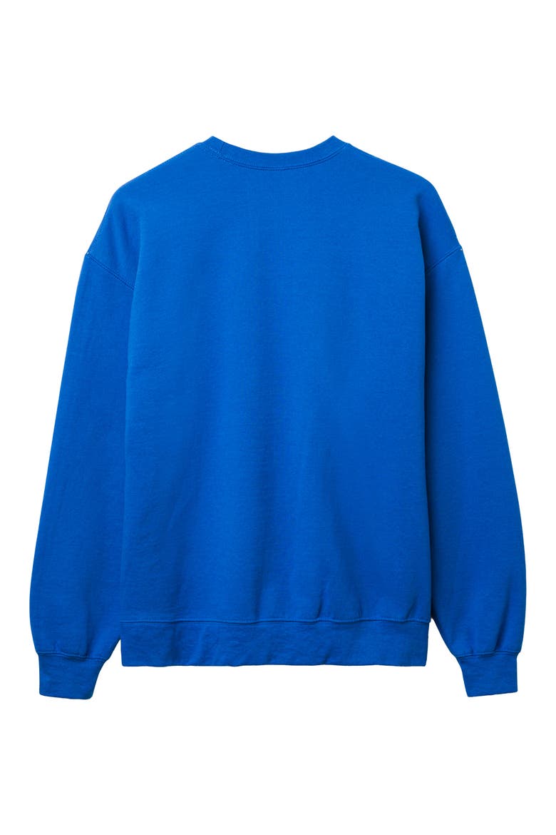 Patriots Property Crewneck Cotton Blend Sweatshirt, Alternate, color, ROYAL