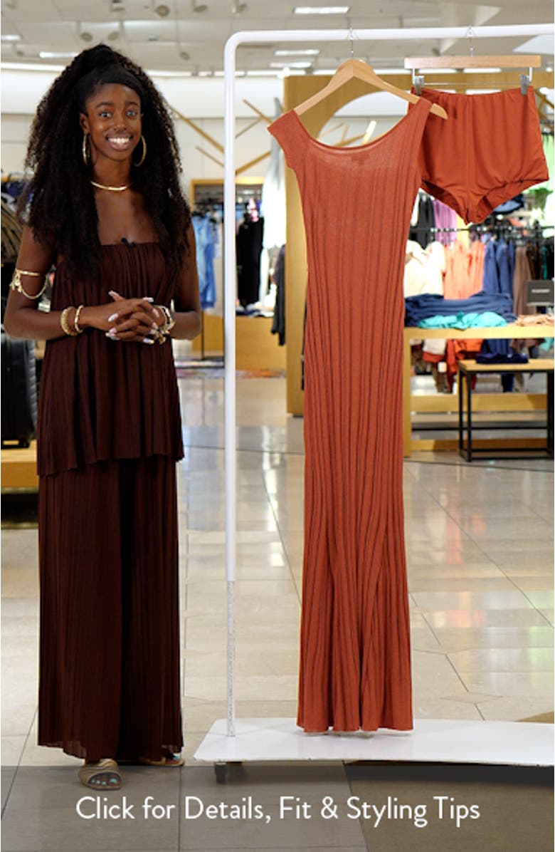 Hoda One-Shoulder Knit Dress, sales video thumbnail