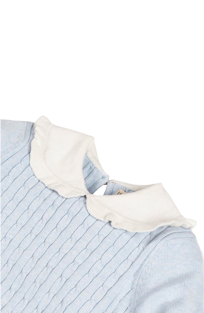 Hope & Henry Girls' Organic Peter Pan Collar Sweater Dress, Kids, Alternate, color, 