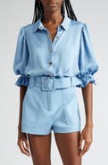 Ramy Brook Dina Matte Satin Bodysuit