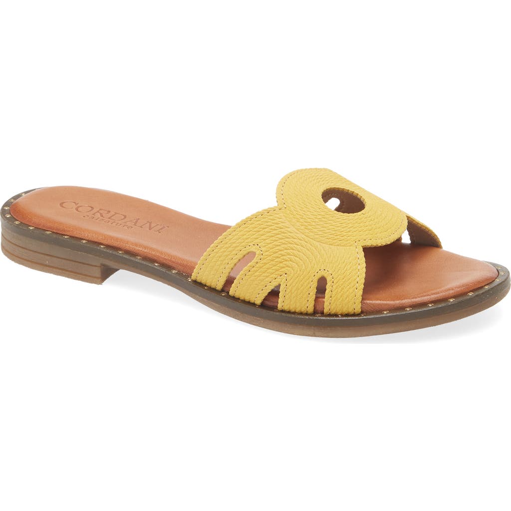 Cordani Slide Sandal Fiorella In Goldenrod