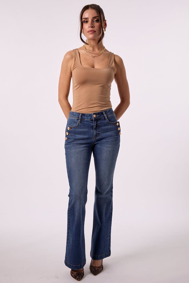 Sailor Mid Rise Boot Cut in Marrakesh, Alternate, color, Marrakesh