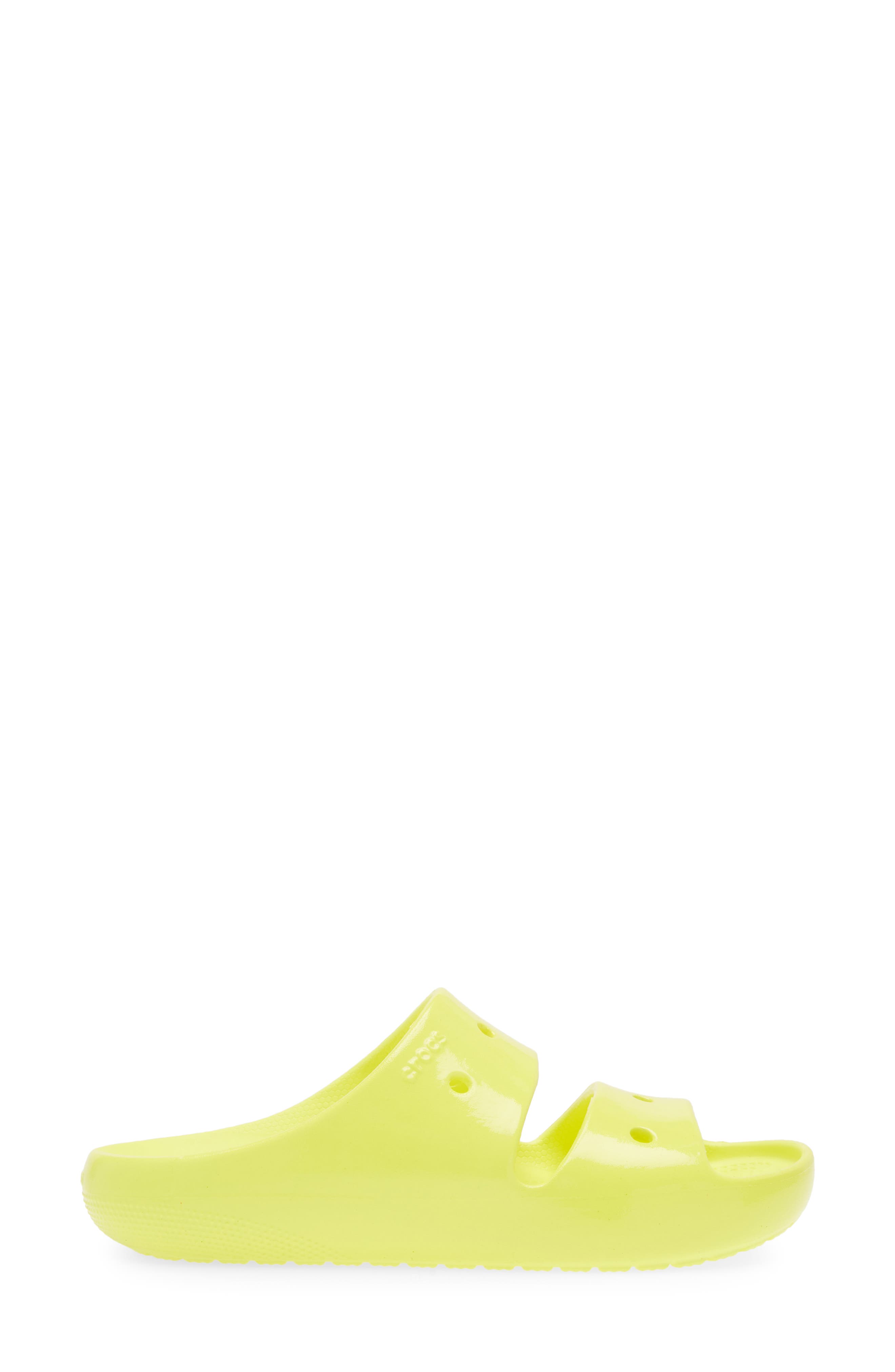 Classic Neon Slide Sandal, Alternate, color, ACIDITY