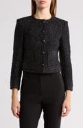 Veronica Beard Nathan Shimmer Tweed Jacket