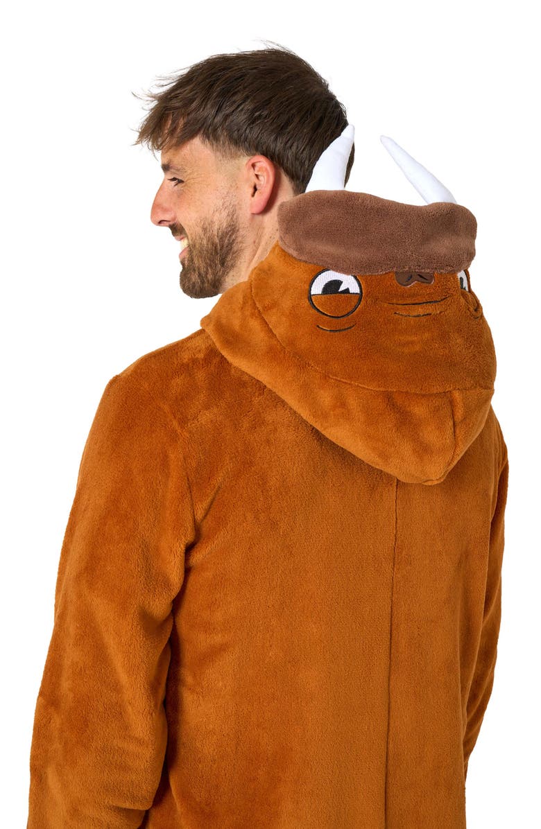 OppoSuits Walrus Hooded Fleece Costume Jumpsuit, Alternate, color, Beige