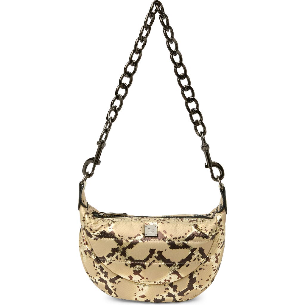 Think Royln Tiny Dancer Snakeskin Embossed Leather Crossbody Bag
