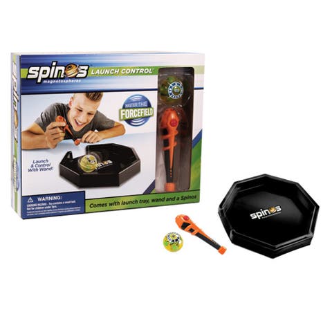 Spinos Launch Control Wand Magnetpowered Spinning Sphere Toy, Ages 6+