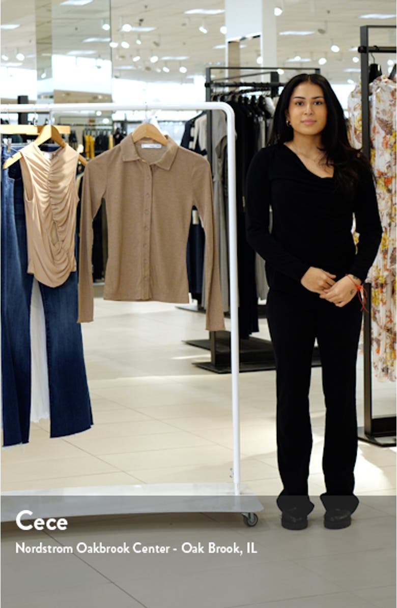 Polo Long Sleeve Rib Top, sales video thumbnail