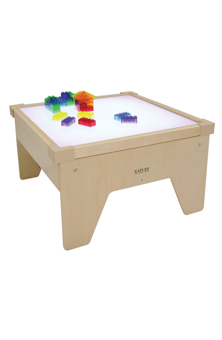Kaplan Early Learning Company Toddler Light Table, Alternate, color, White