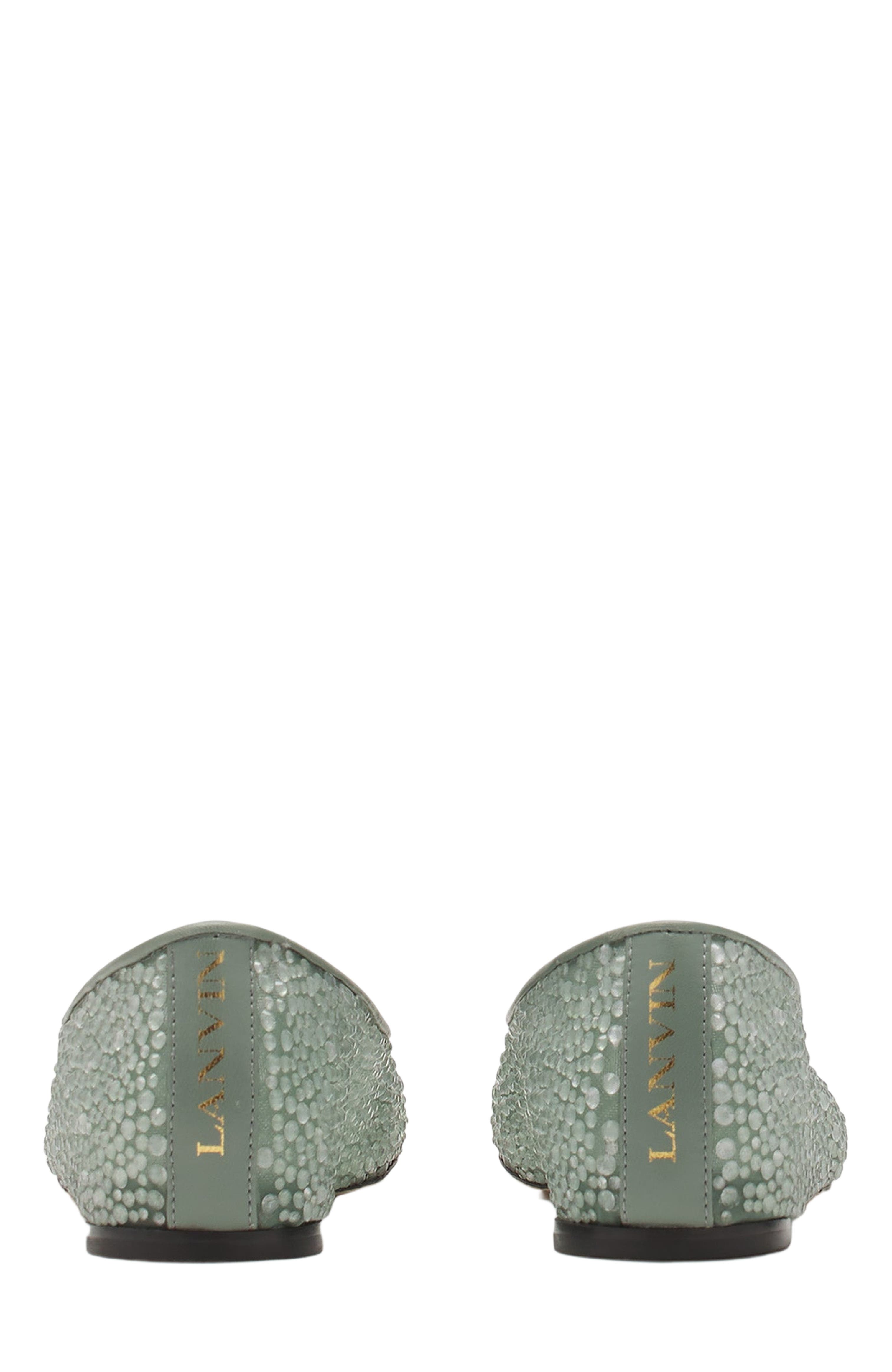 Lanvin Mesh Ballerina With Rhinestones, Alternate, color, 