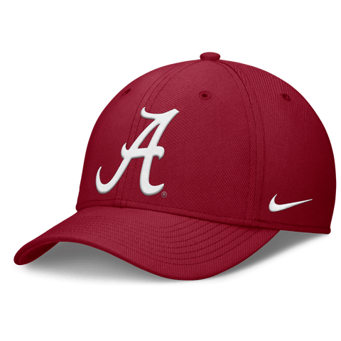 Men's Nike Crimson Alabama Crimson Tide Rise Swoosh Dri-FIT Flex Hat