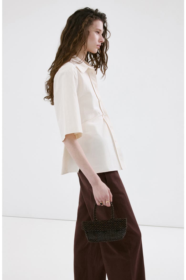 Flat Front Pants, Alternate, color, CHOCOLATE