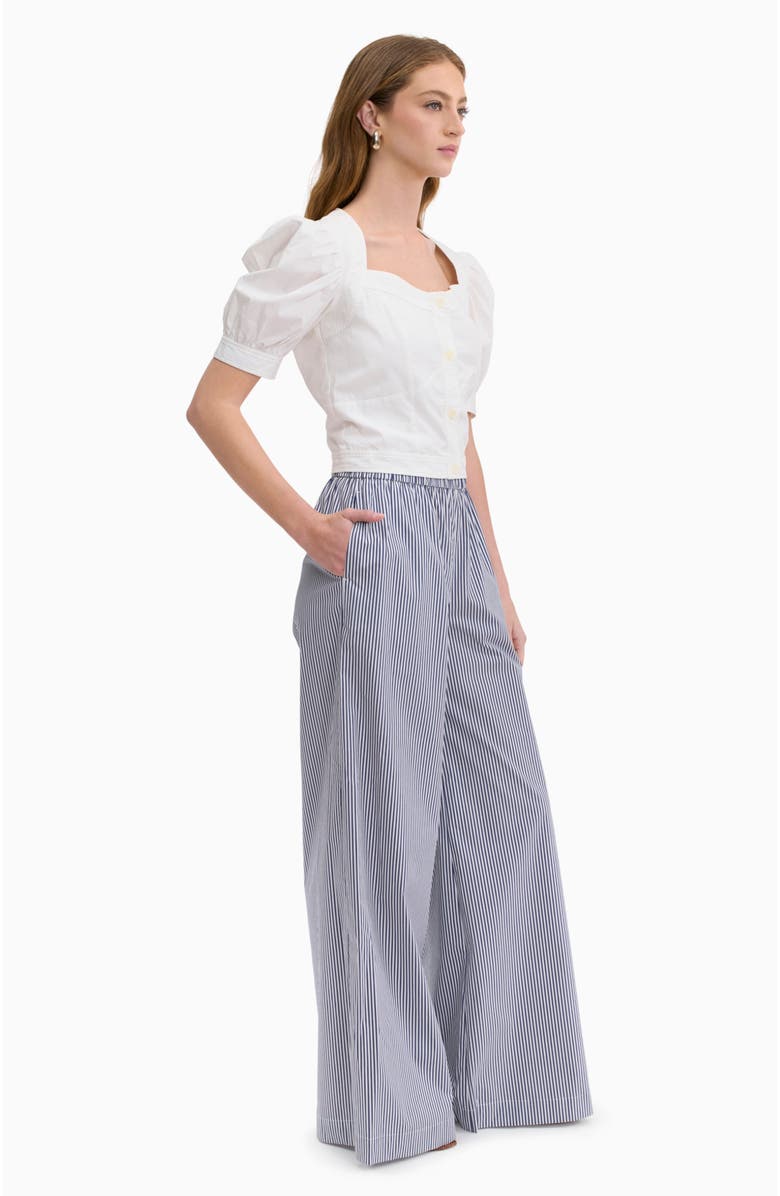 Rebecca Taylor Brielle Poplin Shirt, Alternate, color, Ivory