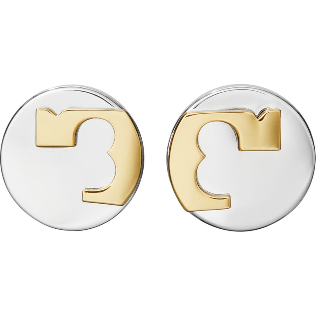 Tory Burch Essential Stud Earrings In Metallic