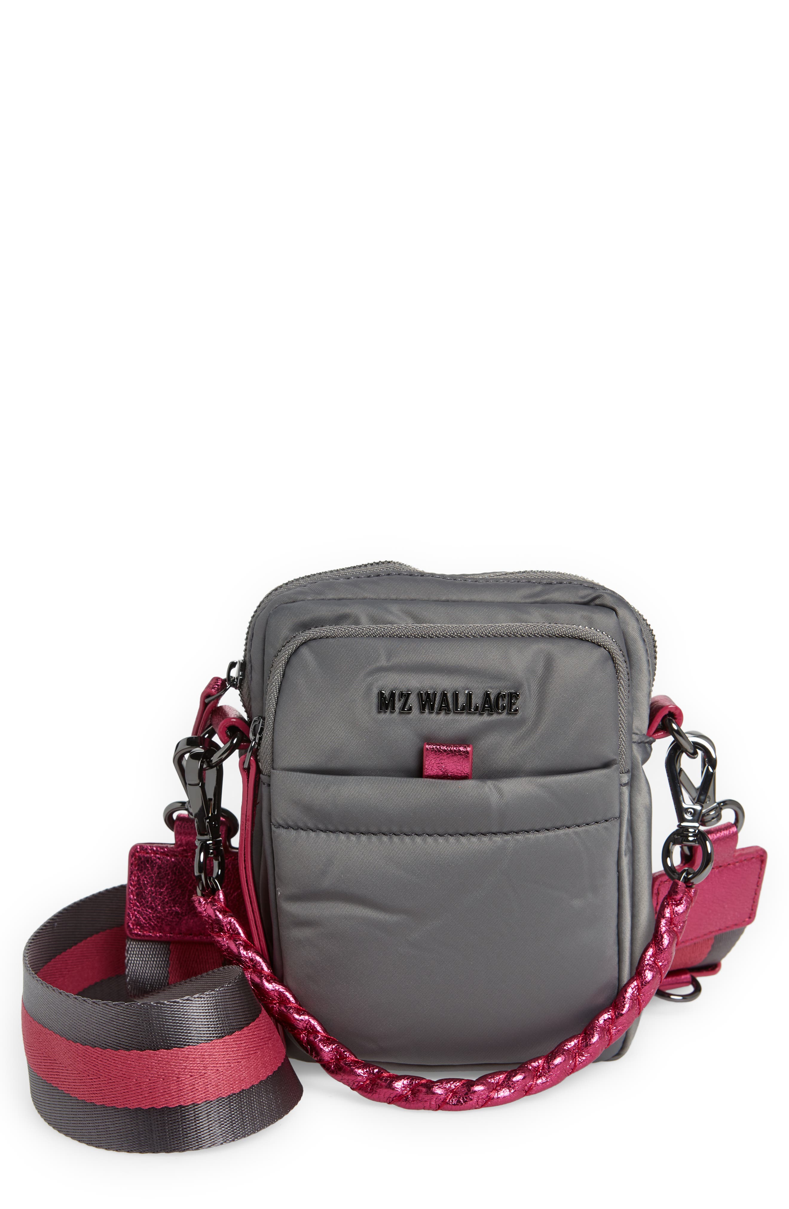 MZ Wallace Mini Bowery Nylon Crossbody Bag, Main, color, 
