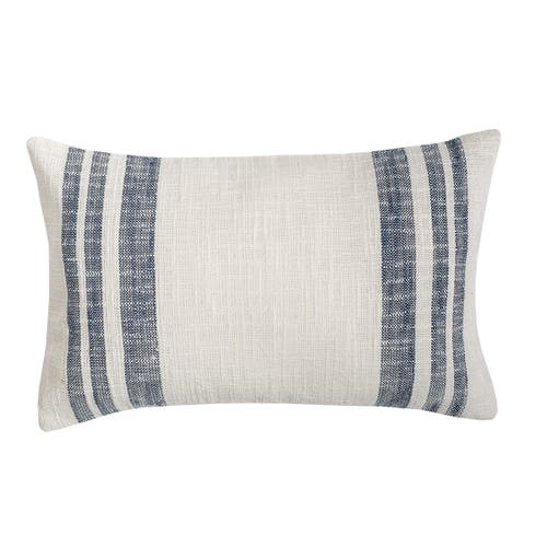 Carol & Frank Morgan Striped Throw Pillow Parent In White