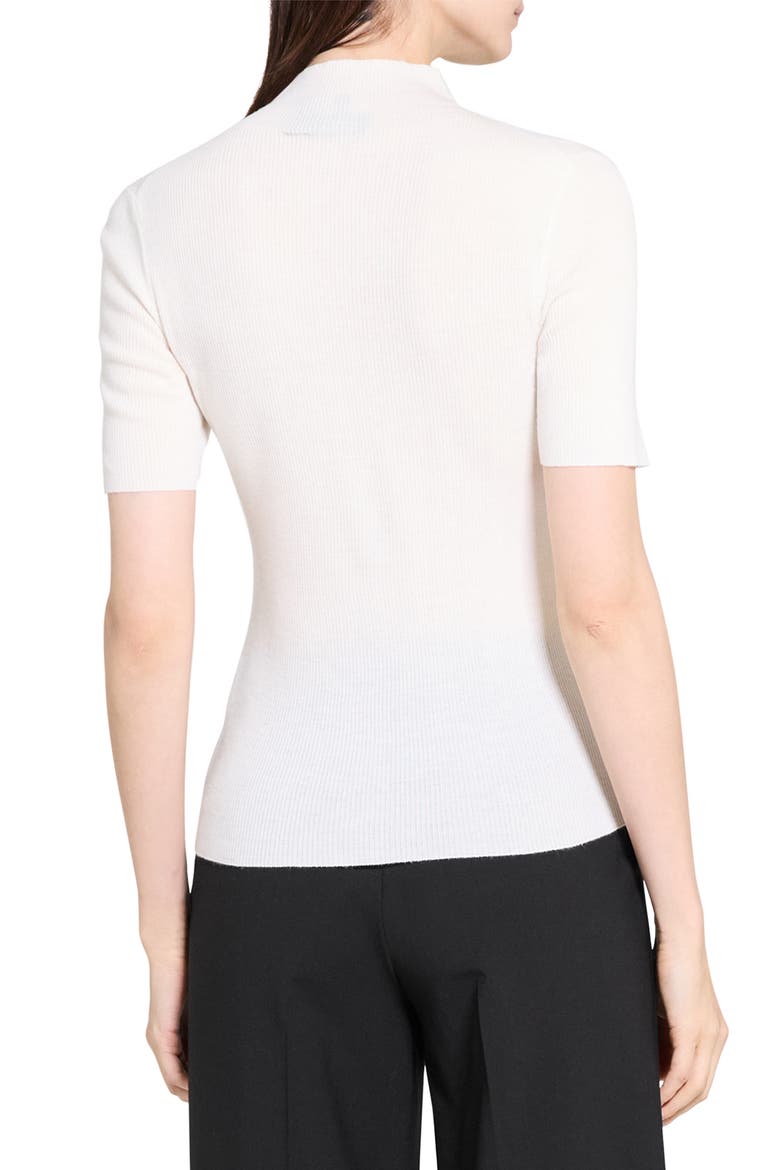 Leenda Merino Wool Mock Neck Sweater, Alternate, color, NEW IVORY - CX1