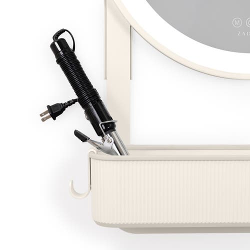 Zadro Over-the-door Led Lighted Mirror Styling Station In White