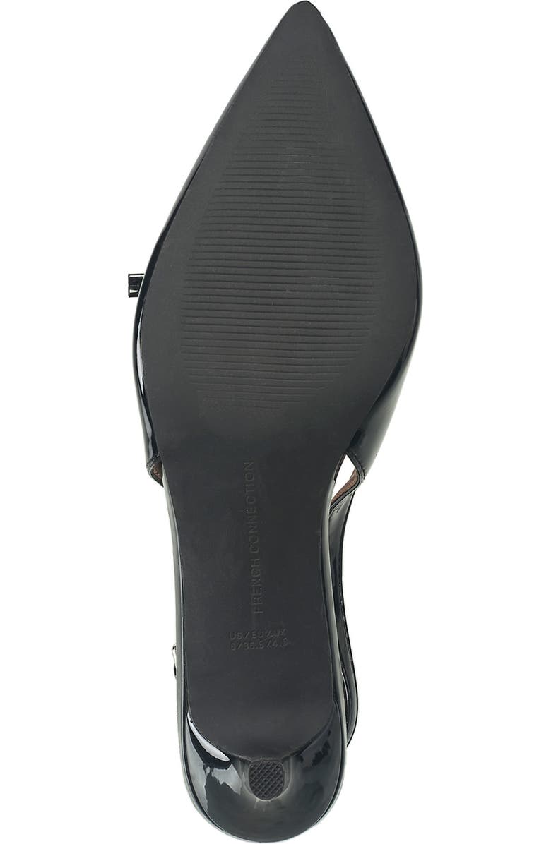French Connection Quinny Slingback Kitten Heel, Alternate, color, Black
