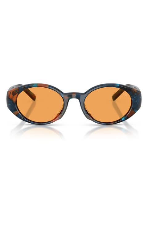 52mm Oval Sunglasses