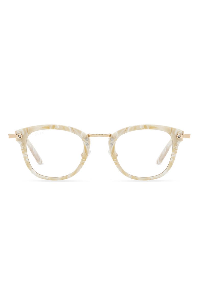 DIFF Rue 46mm Cat Eye Optical Glasses, Main, color, 