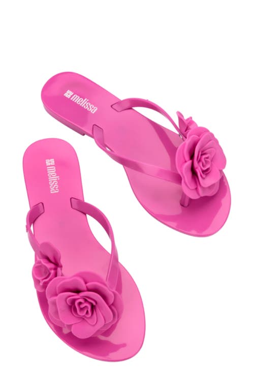 Melissa Harmonic Petals Flip Flop In Pink