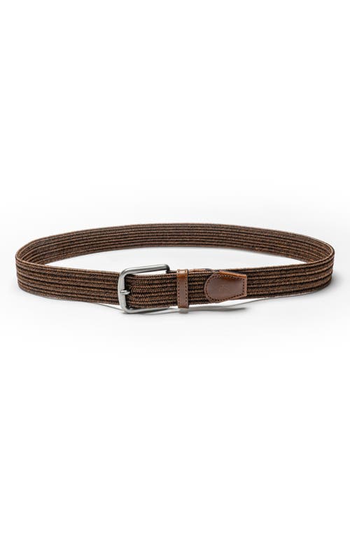 Robert Barakett Stirling Woven Belt In Brown