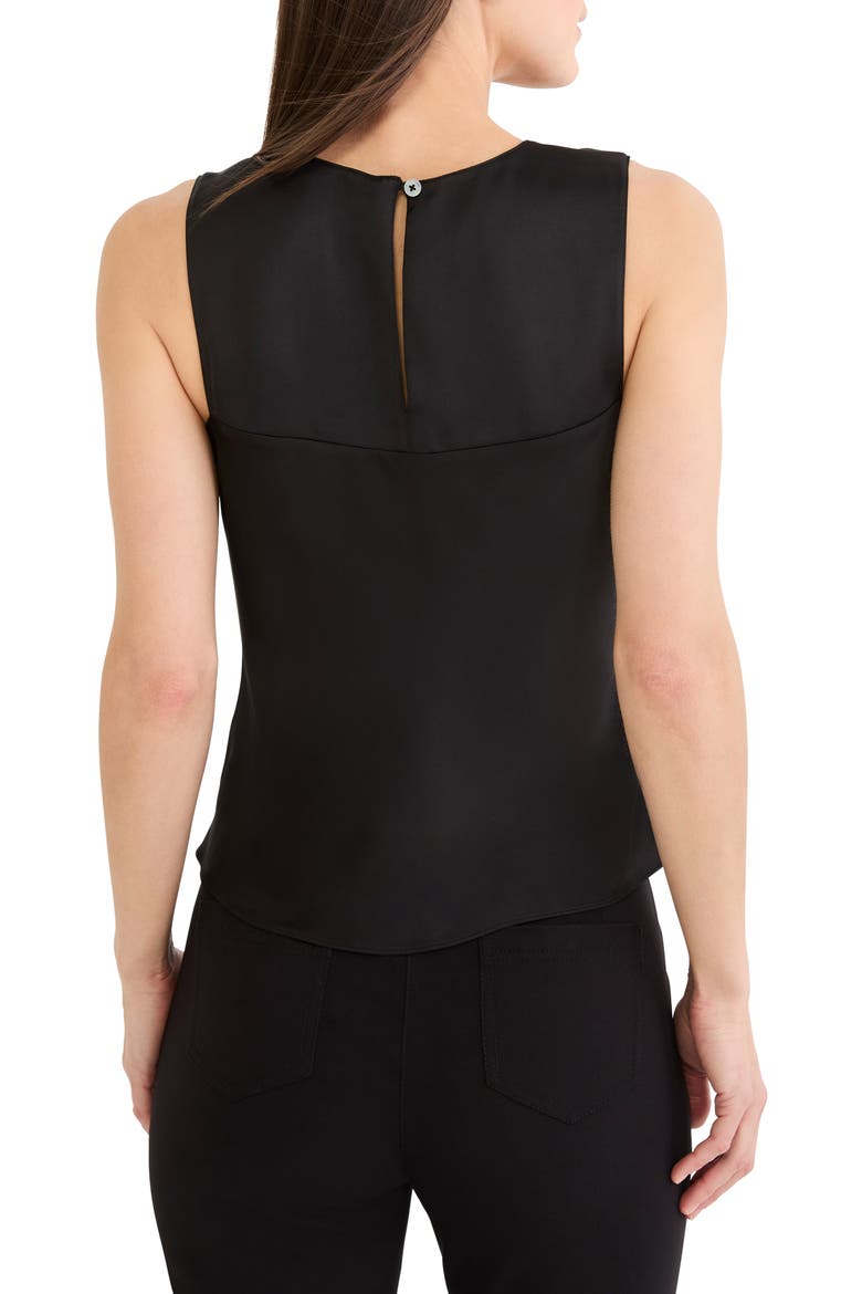 Day Gloss Woven Tank, Alternate, color, BLACK ONYX