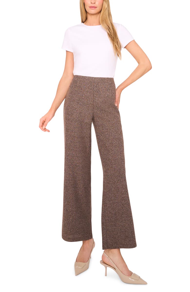 Halogen<sup>®</sup> High Waist Flare Leg Sweater Pants, Alternate, color, Delicioso