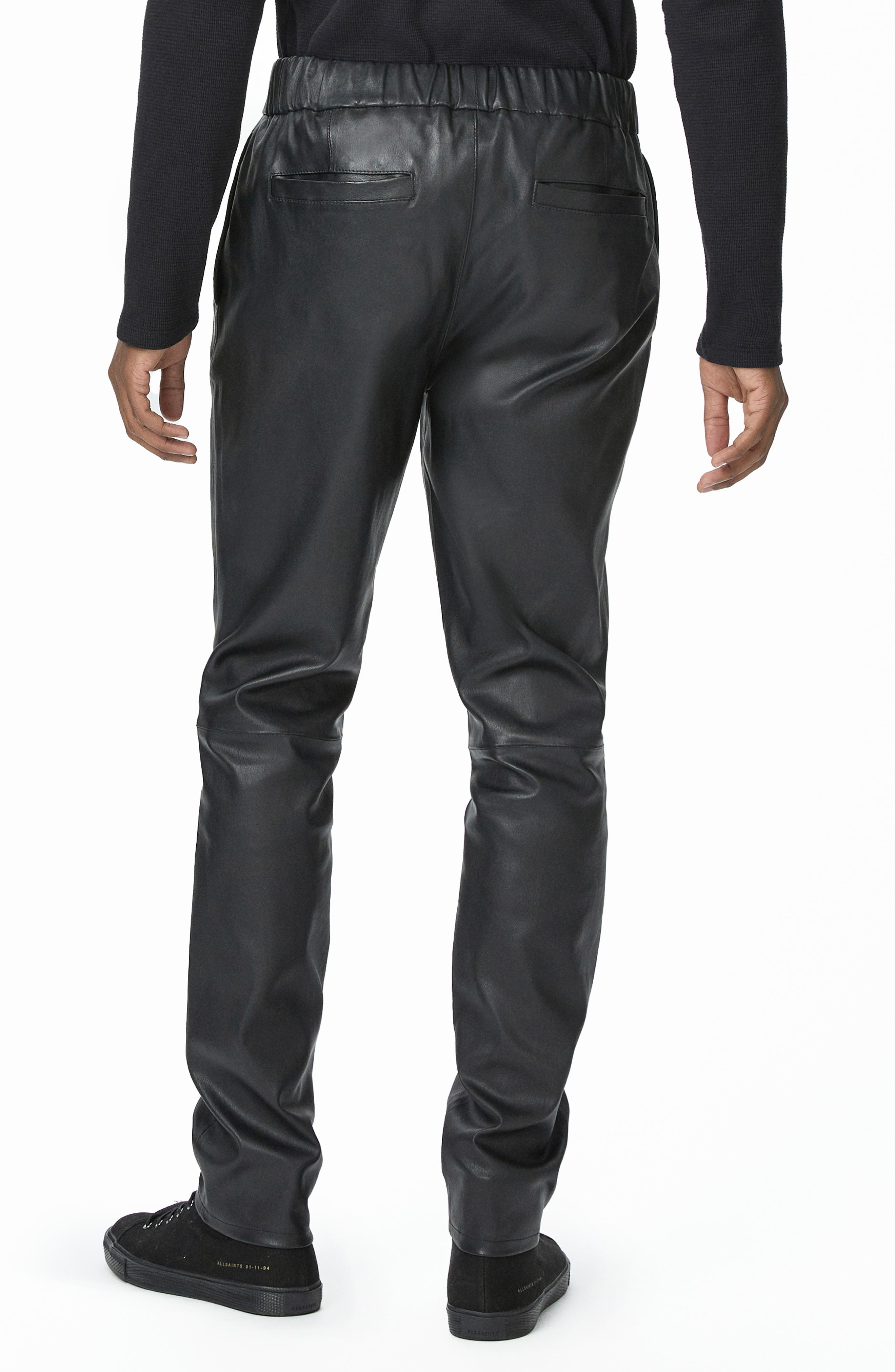 Snider Lambskin Leather Pants - image 2