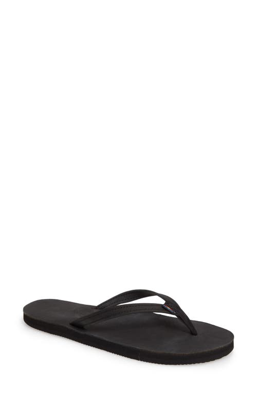 Rainbow® Rainbow Narrow Strap Sandal in Black  product