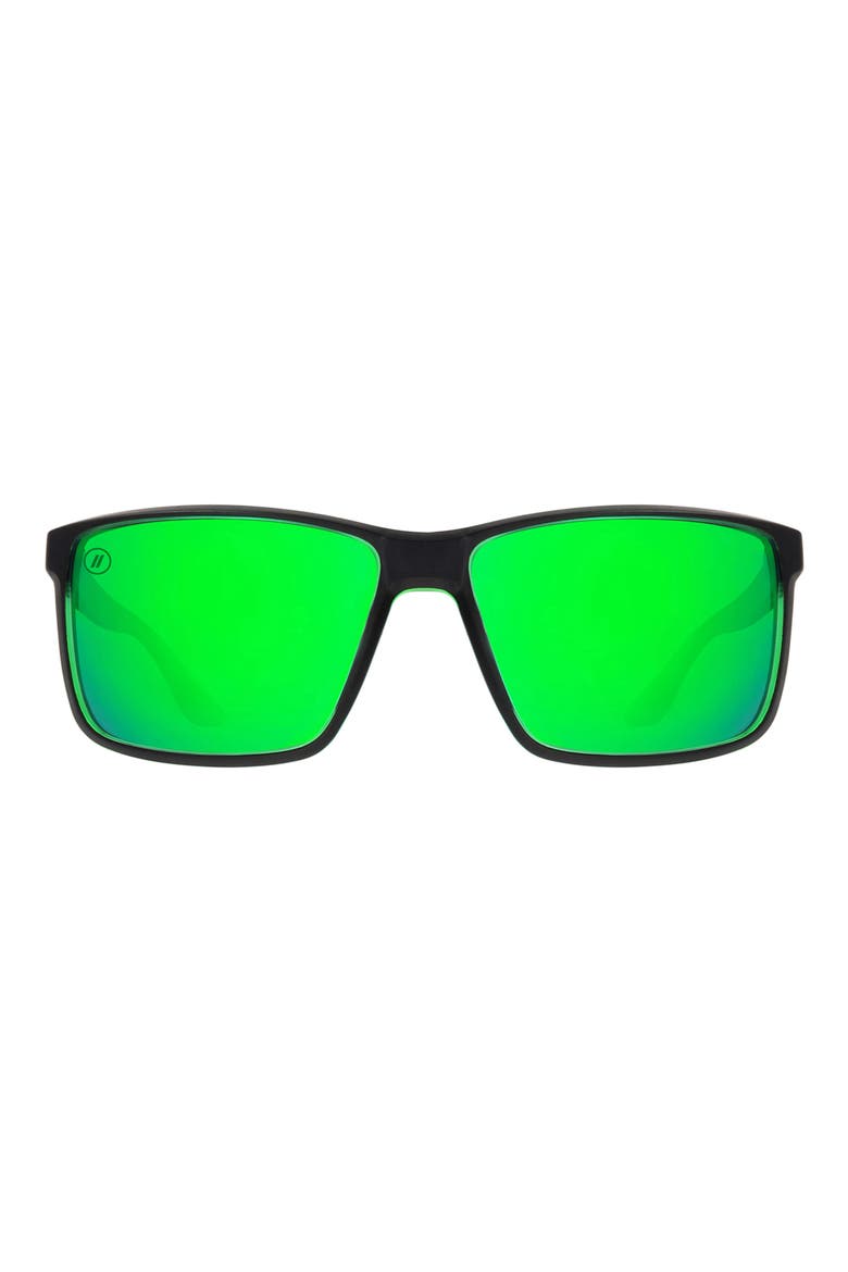 57mm Mesa Polarized Square Sunglasses, Main, color, ALPINE MOON