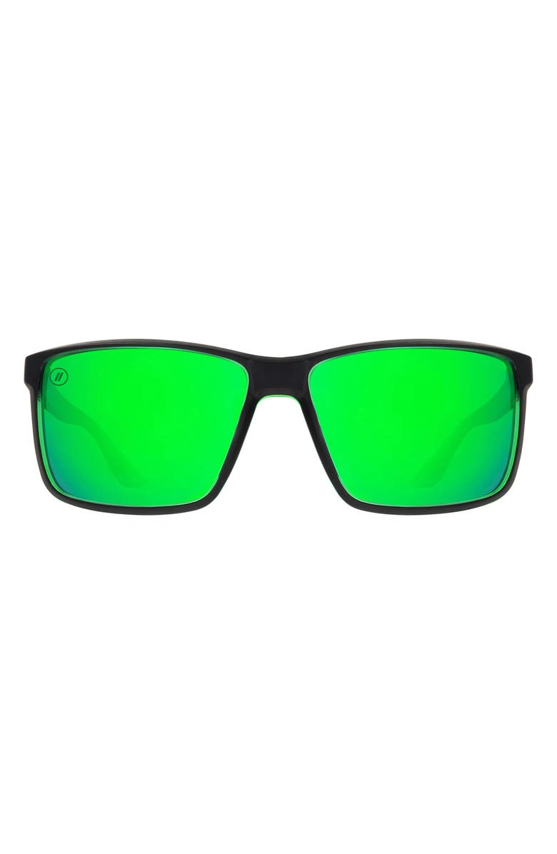 Blenders Eyewear 57mm Mesa Polarized Square Sunglasses, Main, color, Alpine Moon