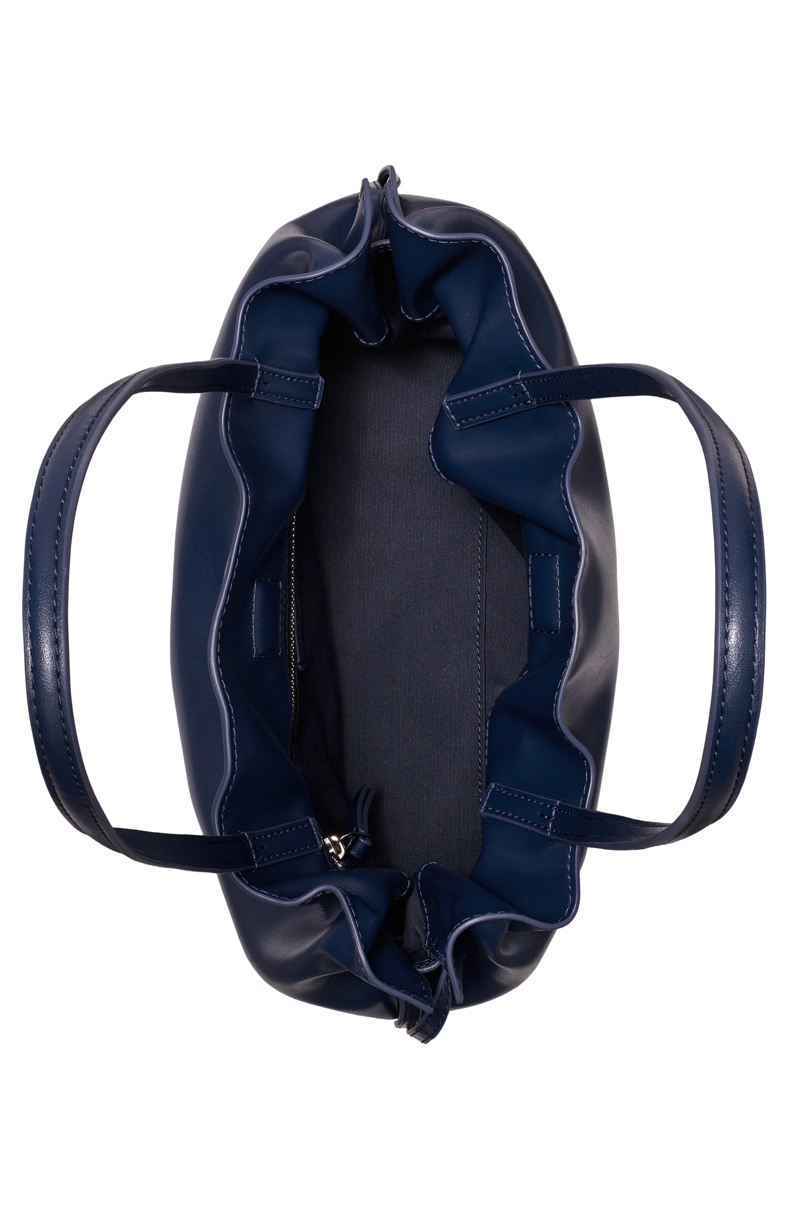 Small Ella Natuura™ Drawstring Tote, Alternate, color, NEW NAVY