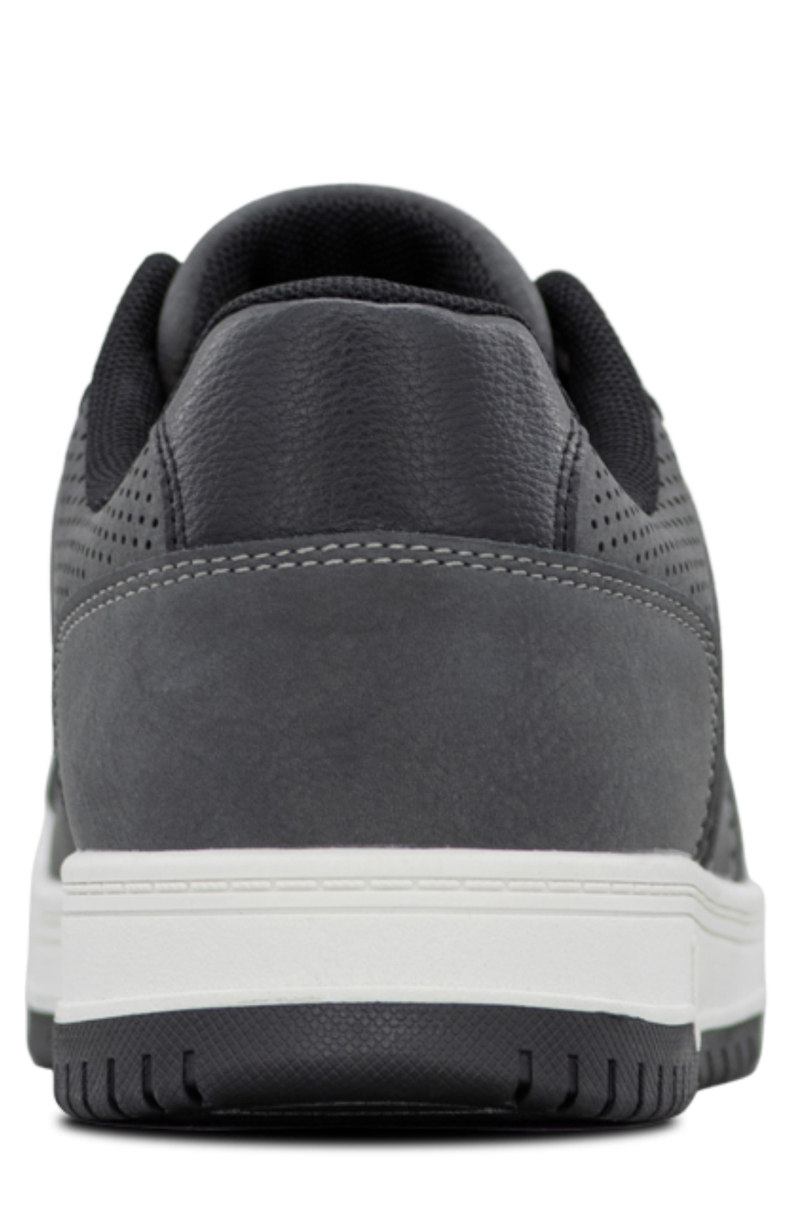 Specter Lux Faux Leather Sneaker, Alternate, color, CHARCOAL/ BLACK