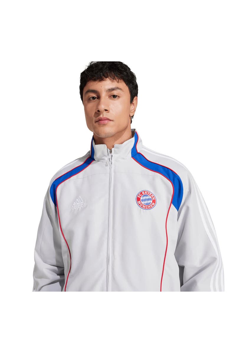 adidas Men's adidas  Silver Bayern Munich Urban Purist AEROREADY Full-Zip Track Jacket, Alternate, color, 