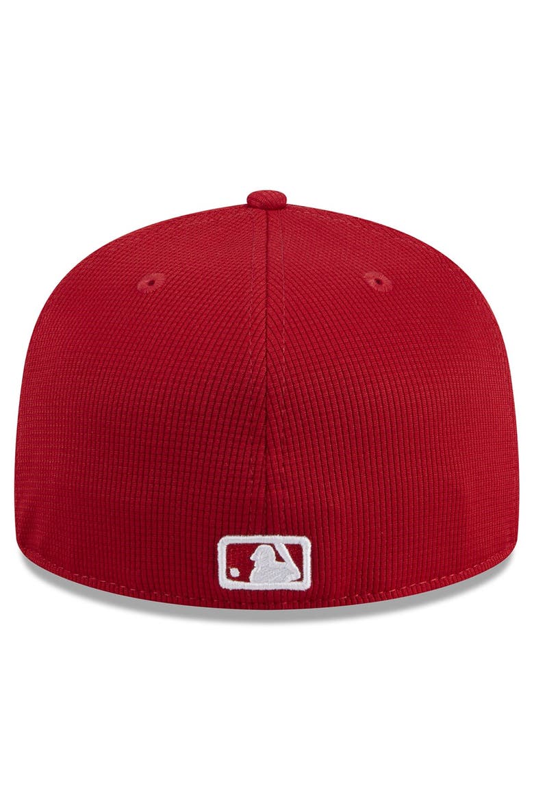 Men's New Era  White Cincinnati Reds 2024 Batting Practice 59FIFTY Fitted Hat, Alternate, color, White