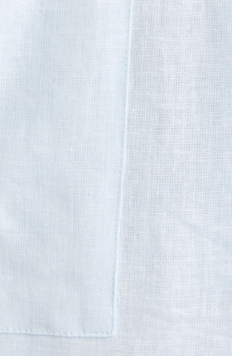 Nordstrom Vacation Linen Blend Robe, Alternate, color, Blue Breeze