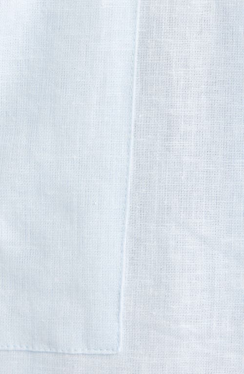 Nordstrom Vacation Linen Blend Robe In Blue