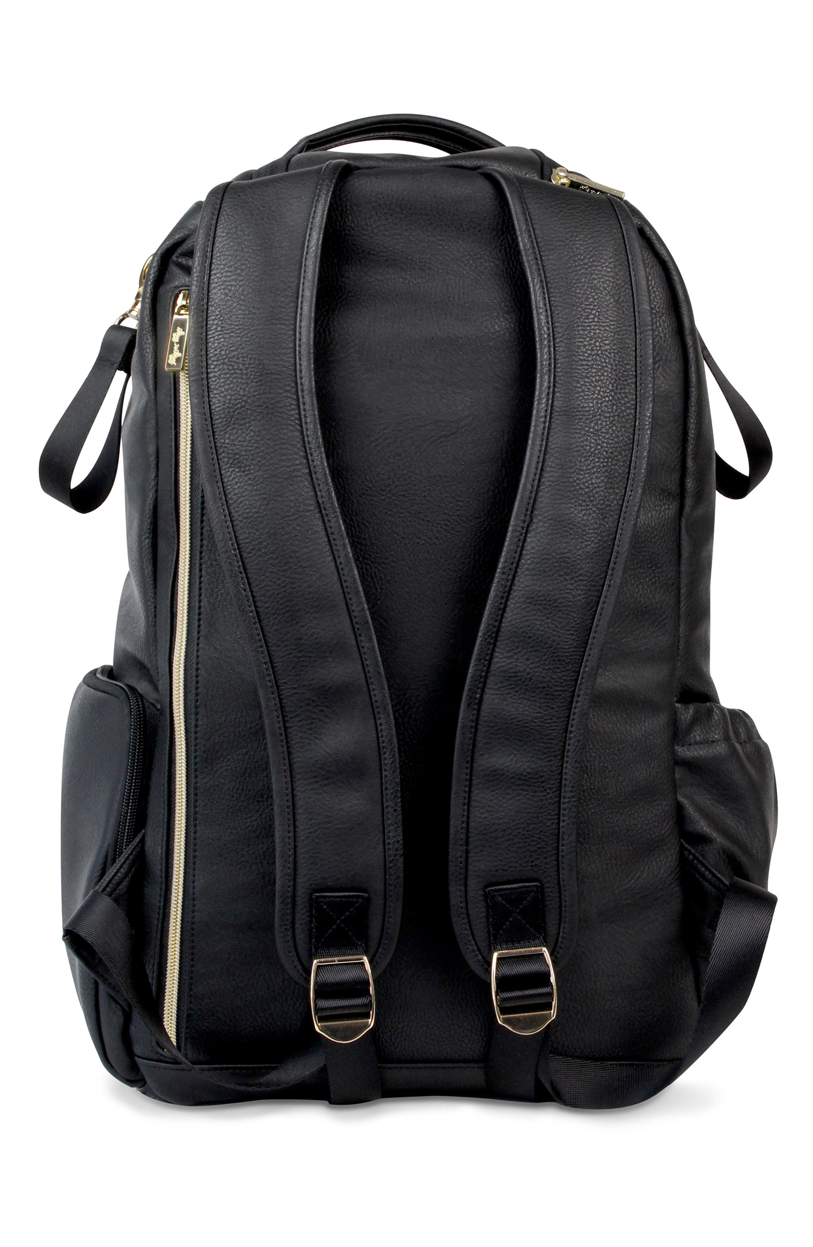 Itzy Ritzy Boss Faux Leather Diaper Bag, Alternate, color, 